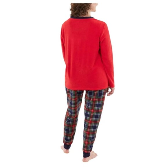 Eddie Bauer Women's Holiday Reindeer Family Matching Pajama Set - Picture 4 of 4